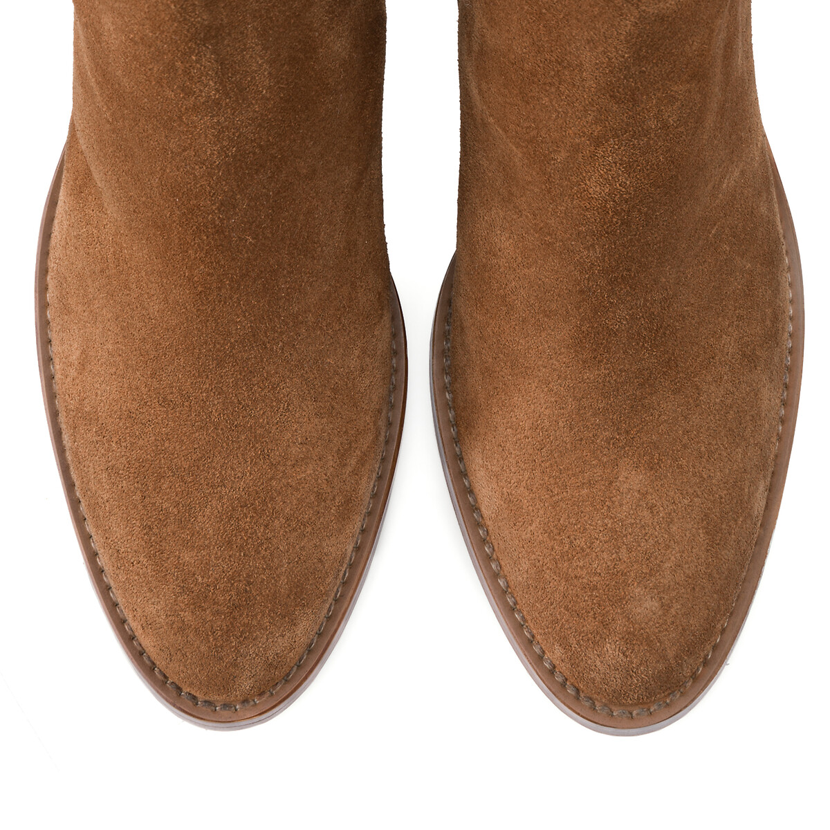 COLEÇÕES LA REDOUTE<br>Botas de salto alto em camurça, Signature Faustine