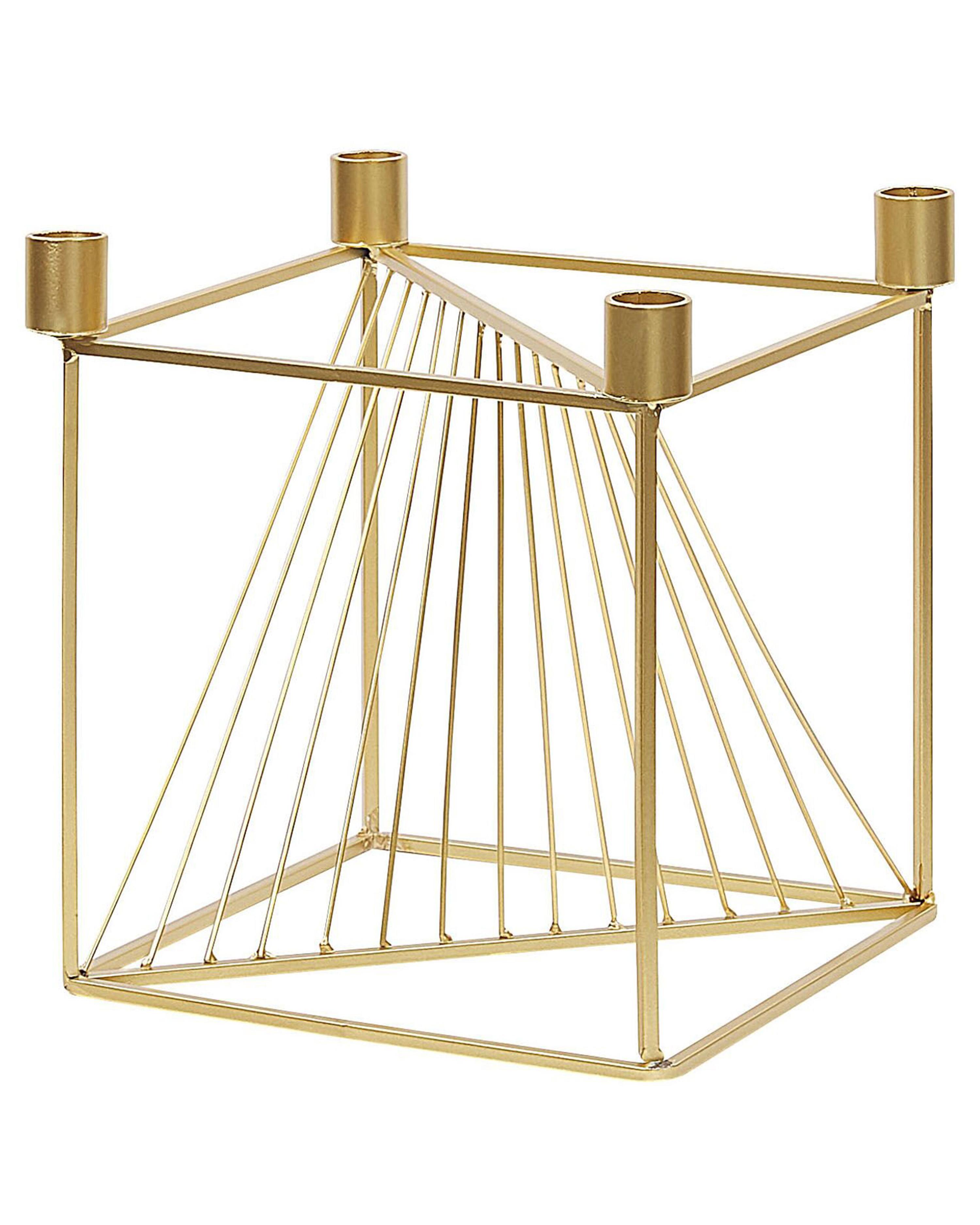 Kaarshouder MINDORO Metaal 23 cm Goud