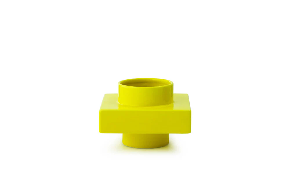 Normann Copenhagen  Deko objects lille vase, Lemon - H12 cm.