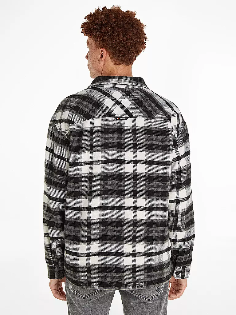 TOMMY JEANS Overshirt schwarz