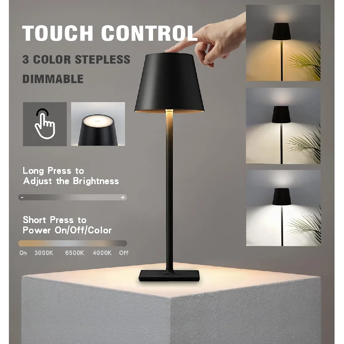 2 Pcs Lampe Rechargeable