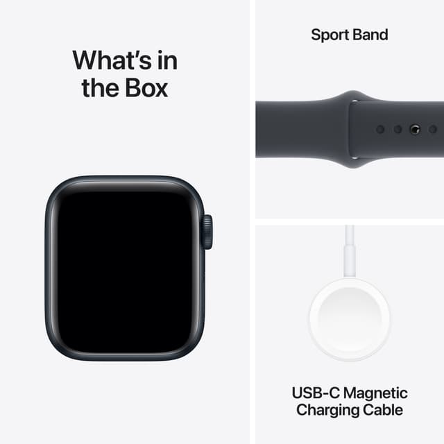 Apple Watch SE 2nd Gen 40mm GPS (Midnight Alu/Midnight sport band M/L)