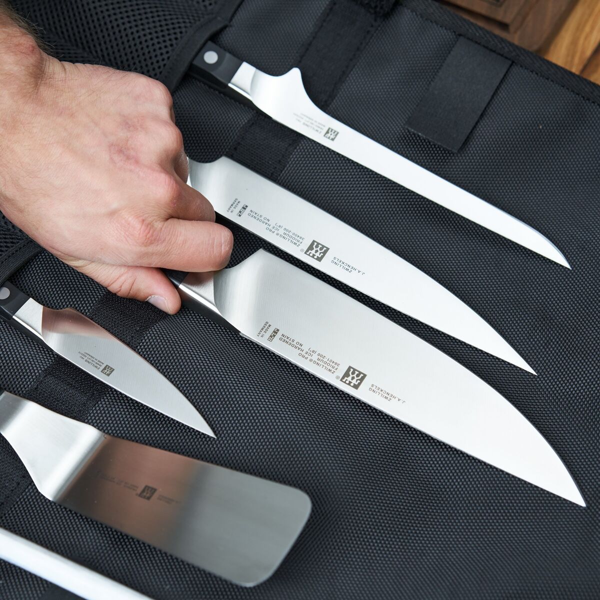 Knivveske for 7 Kniver