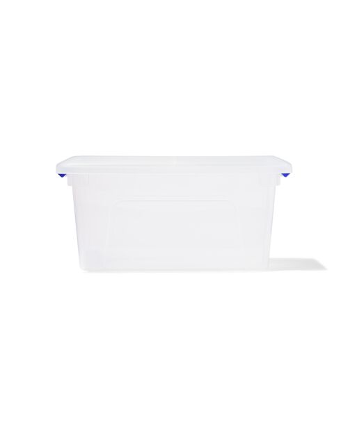 boîte de rangement avec couvercle 5L Tokyo transparent 28x19.5x14