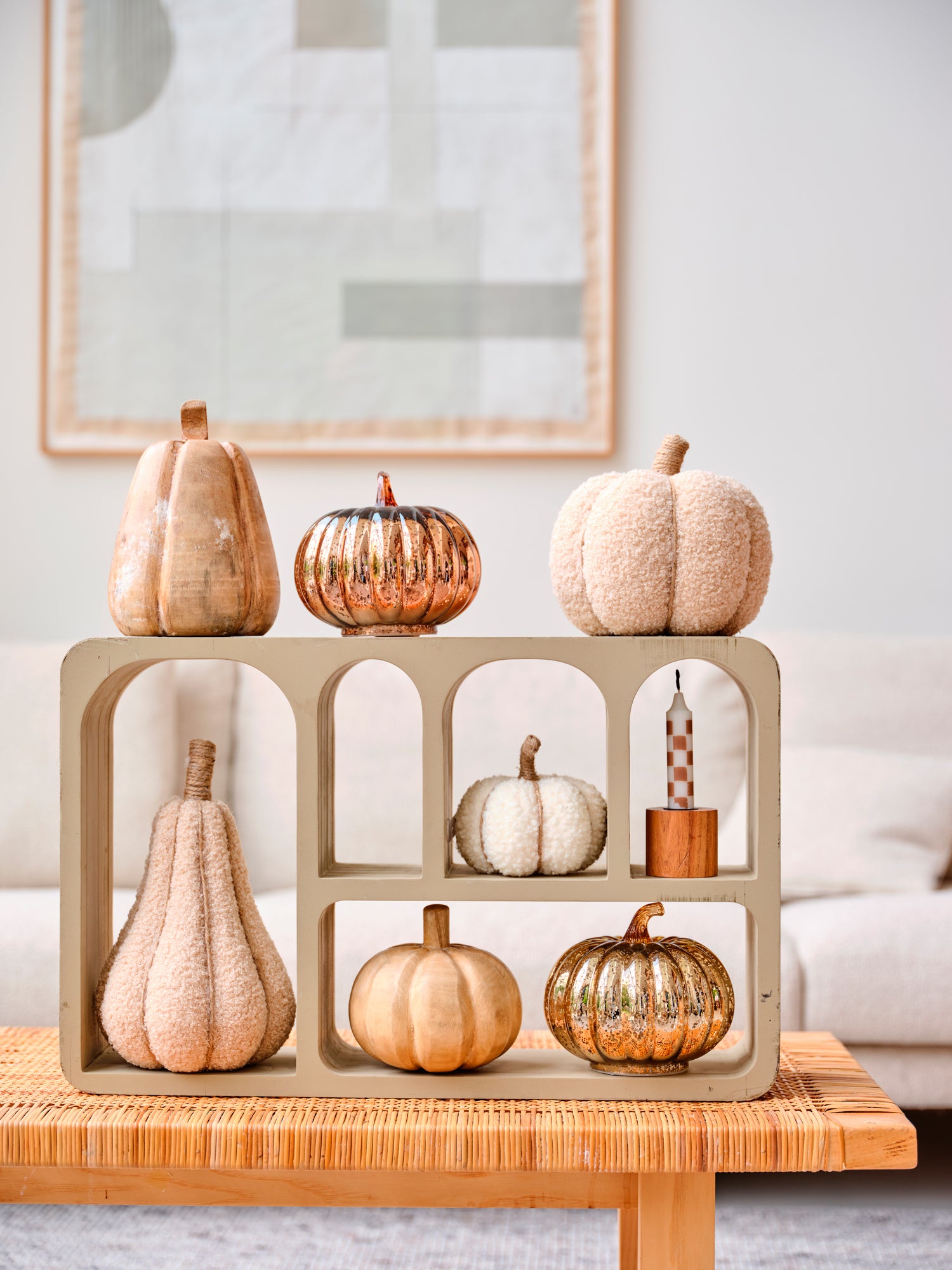 Intratuin beeld Autumn naturel D 20 H 20 cm