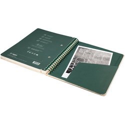 Cahier à spirale Edition Conceptum Nature, A5, bois