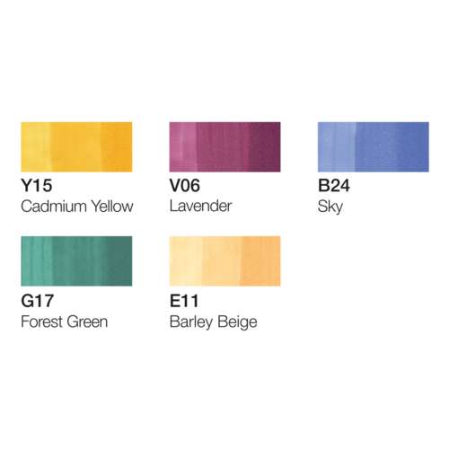 COPIC® ciao 5 1 Sets Manga