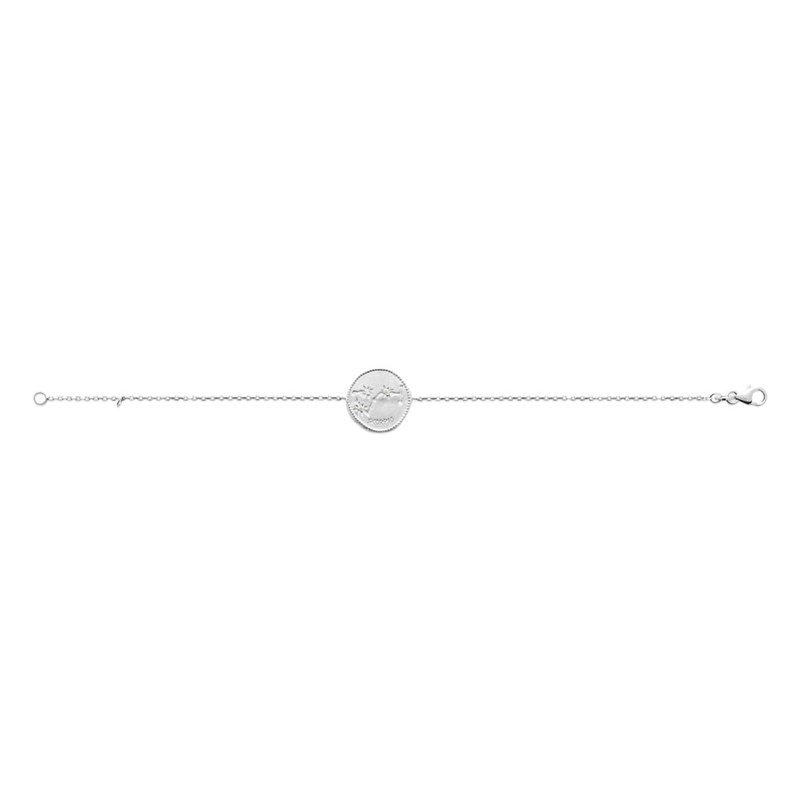 Bracelet Femme - Argent 925 - Oxyde de zirconium - Longueur : 18 cm