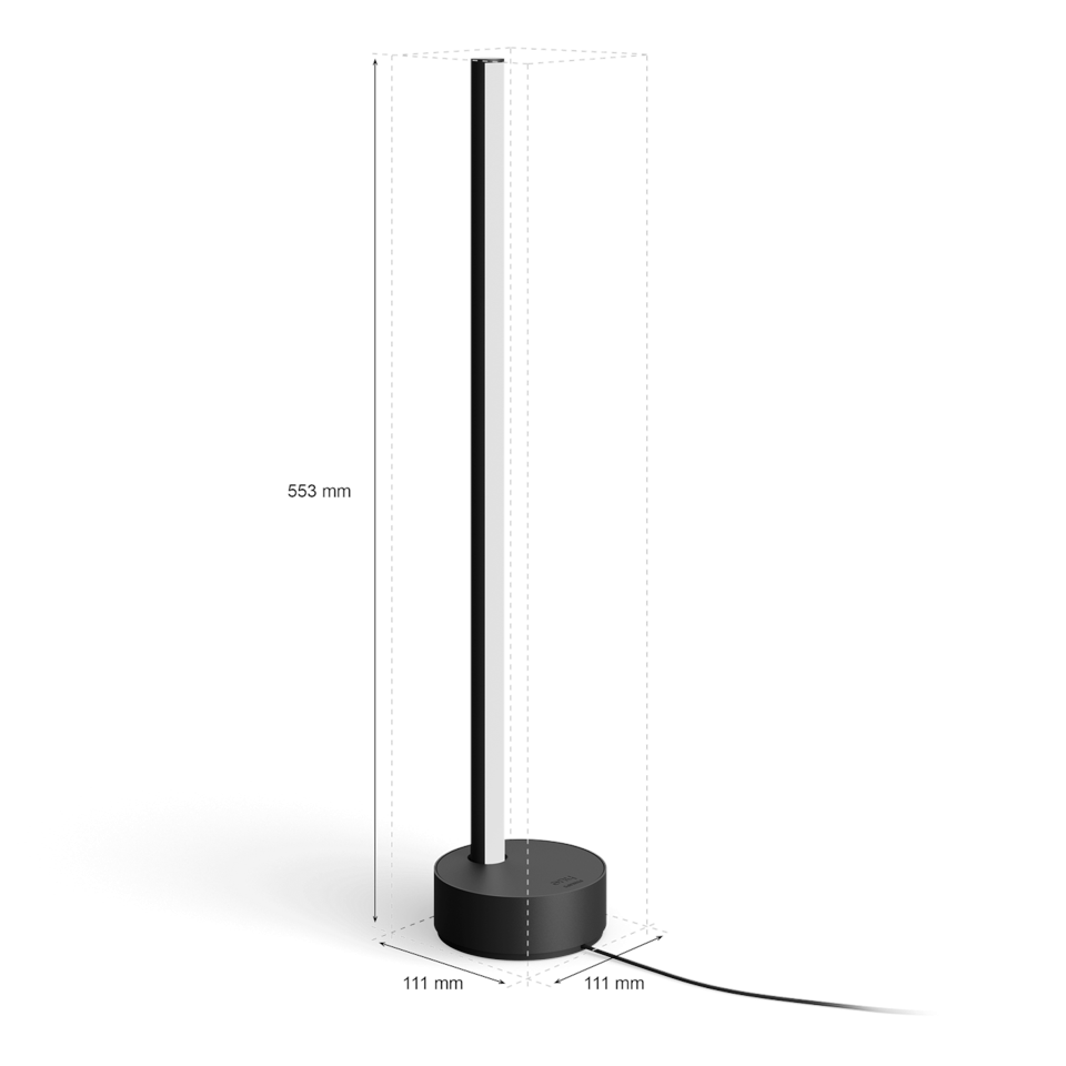 Philips Hue - 2x Gradient Signe Bordlampe Sort - Bundle
