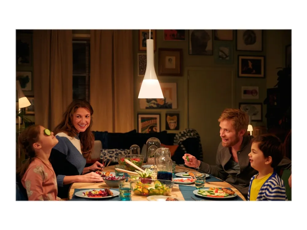 Philips Hue White ambiance Explore - Vedhængslampe - LED-lyspære - E27 - 6 W (tilsvarende 60 W) - klasse F - dagslys til varmtlys - 2200-6500 K - hvid