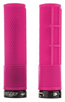 Paire de Grips DMR DeathGrip Flangeless Thin Rose