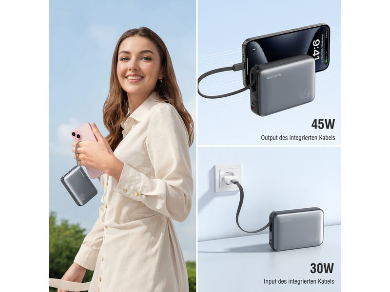 4smarts Powerbank Enterprise Compact 20000 mAh, spacegrau Powerbank Enterprise Compact 20000 mAh 45 W, spacegrau