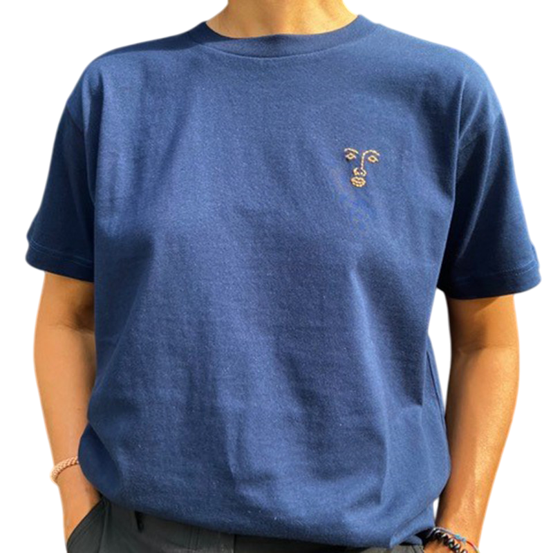 T-Shirt Wollwo Dunkelblau