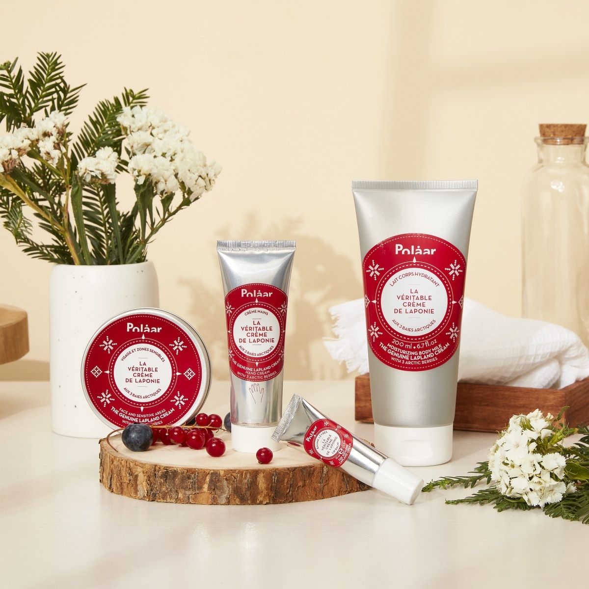 Polaar La Véritable Crème de Laponie Aux 3 baies Arctiques Lait Corps Hydratant