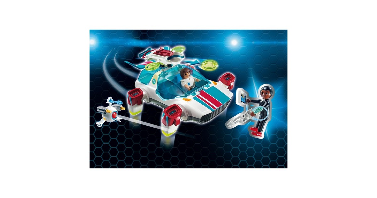 PLAYMOBILSuper 4 - FulguriX met Gene Constructiespeelgoed  (9002)