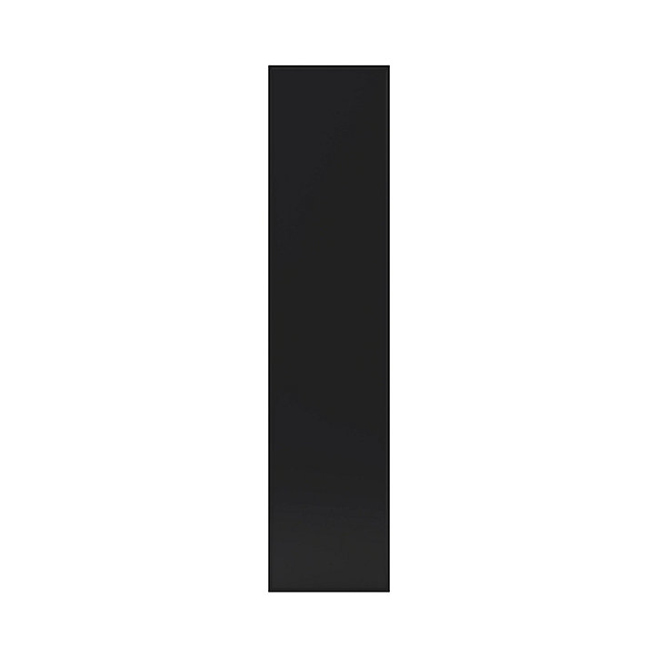Porte de colonne de cuisine Pasilla noir mat L. 30 cm x H. 130 cm GoodHome