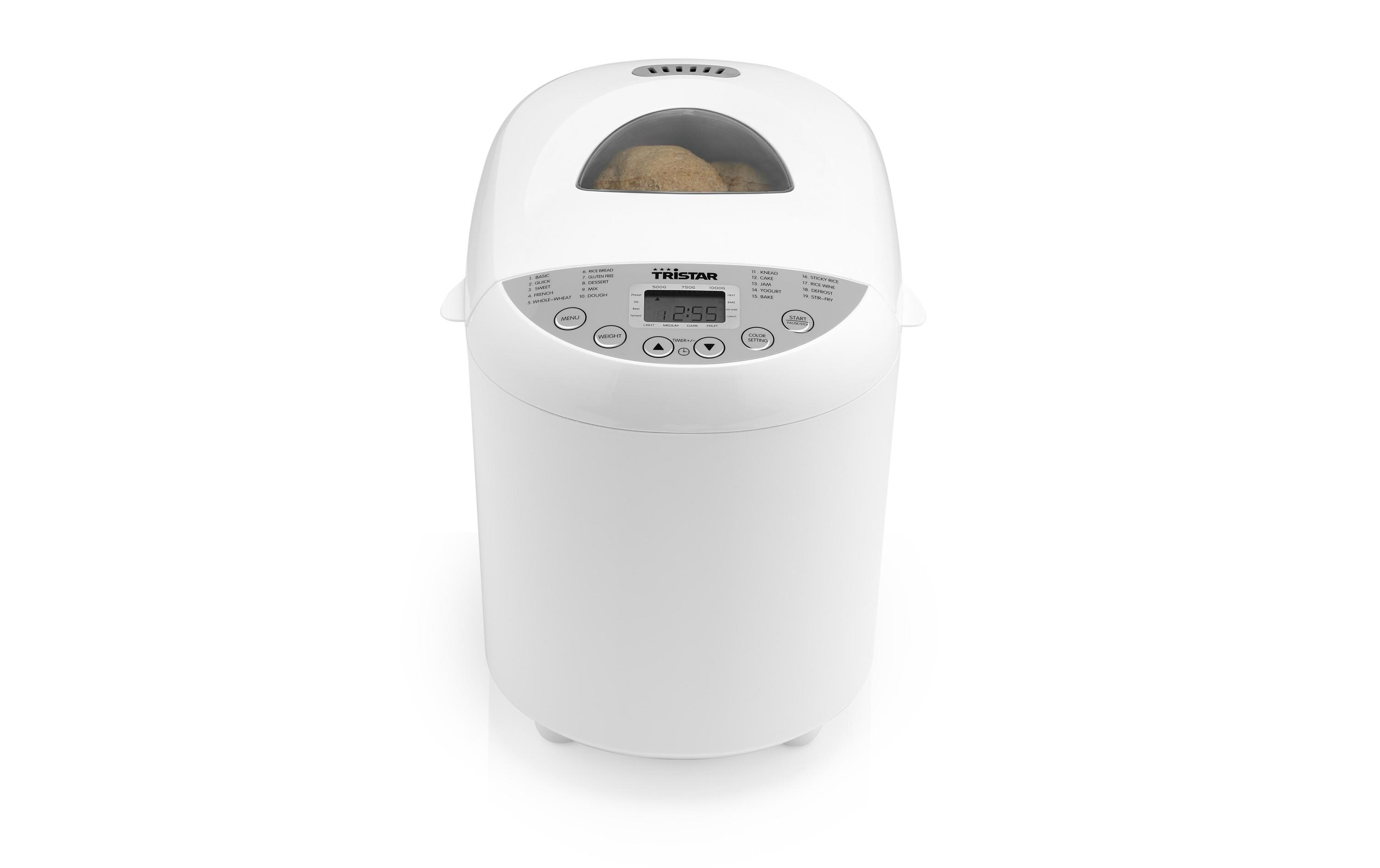 Brotbackmaschine BM-4586 Weiss<br>Für Brote mit bis zu 1000 g Gewicht