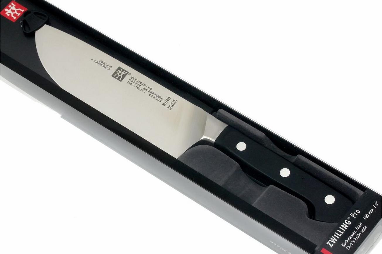 Zwilling 38405-161 Pro koksmes, breed lemmet