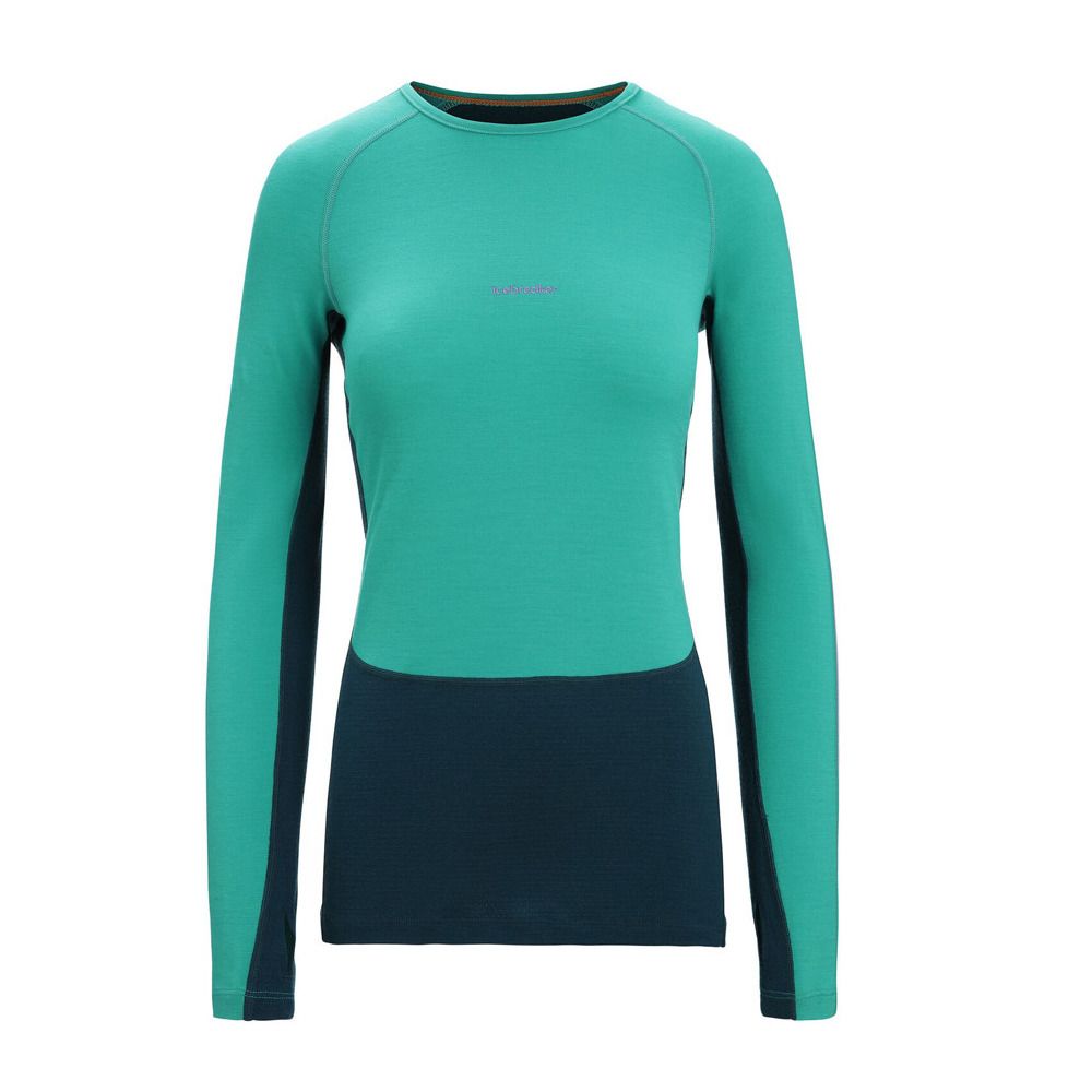 Icebreaker ZONEKNIT 200 - Sous-couche Femme frsh/grnglry/cb