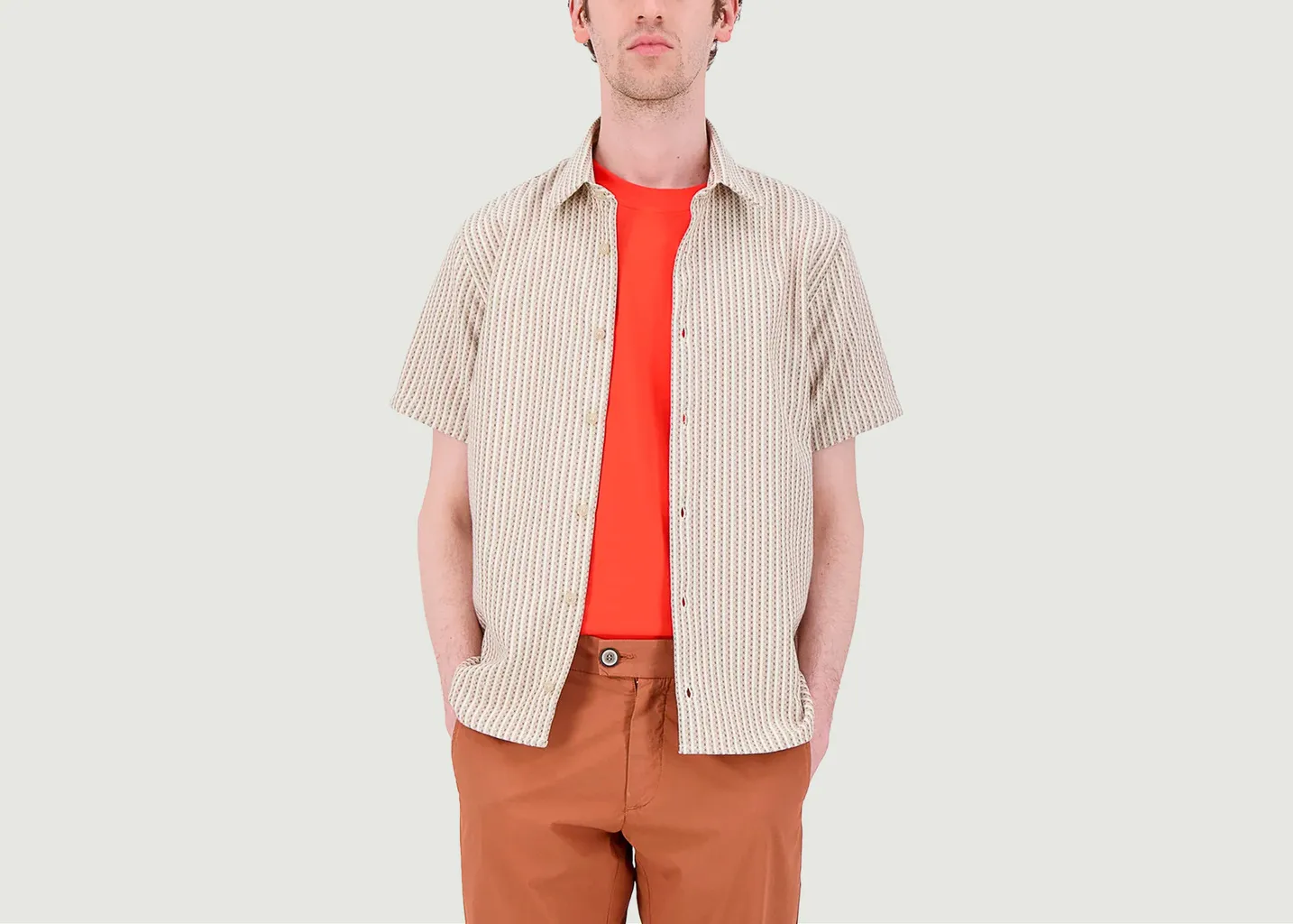 Chemise Texture Gaufrée JagVi Rive Gauche