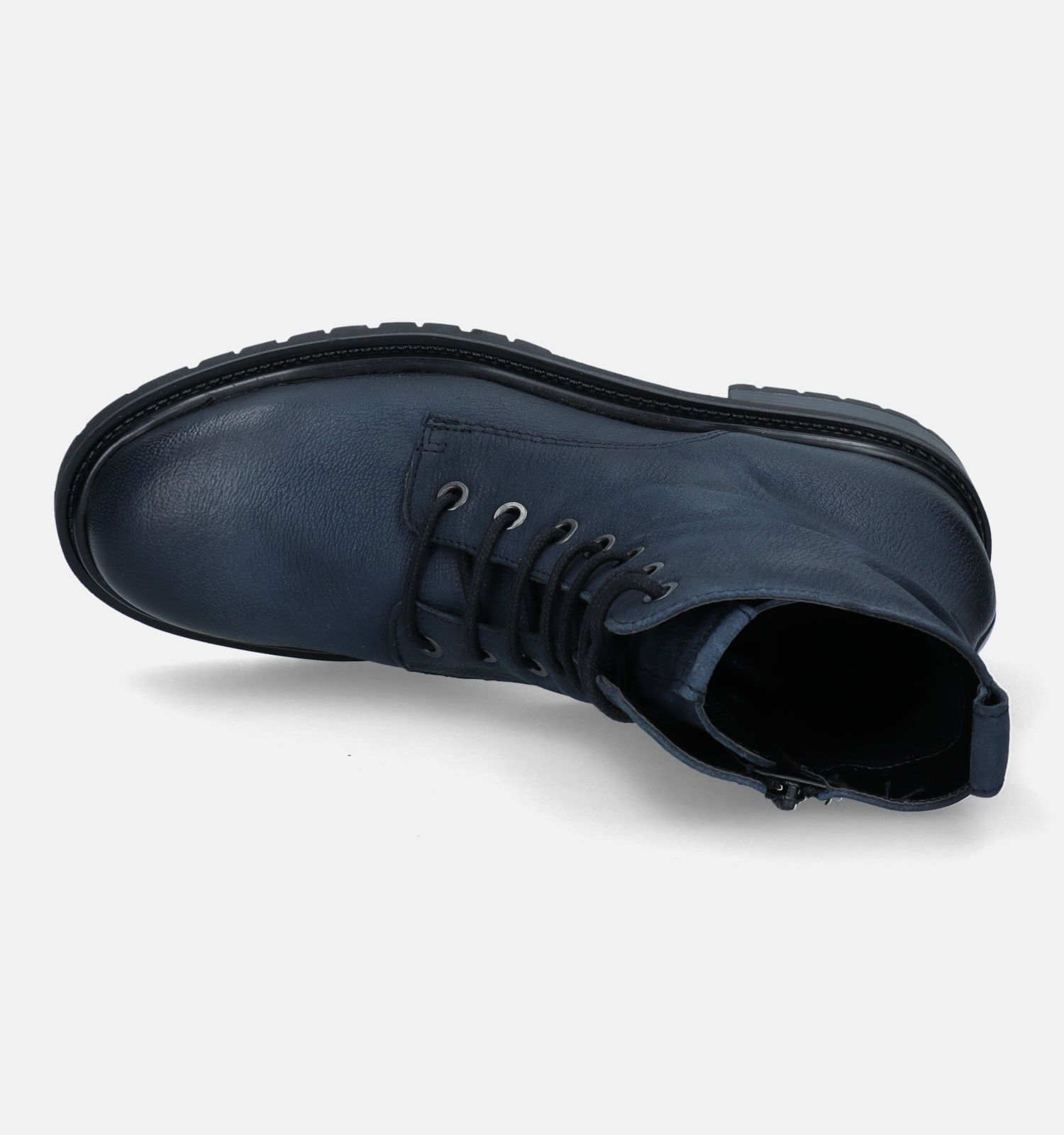 Veterboots blauw