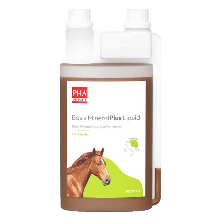 PHA Basis Mineral Plus Liquid für Pferde, 1000 ml