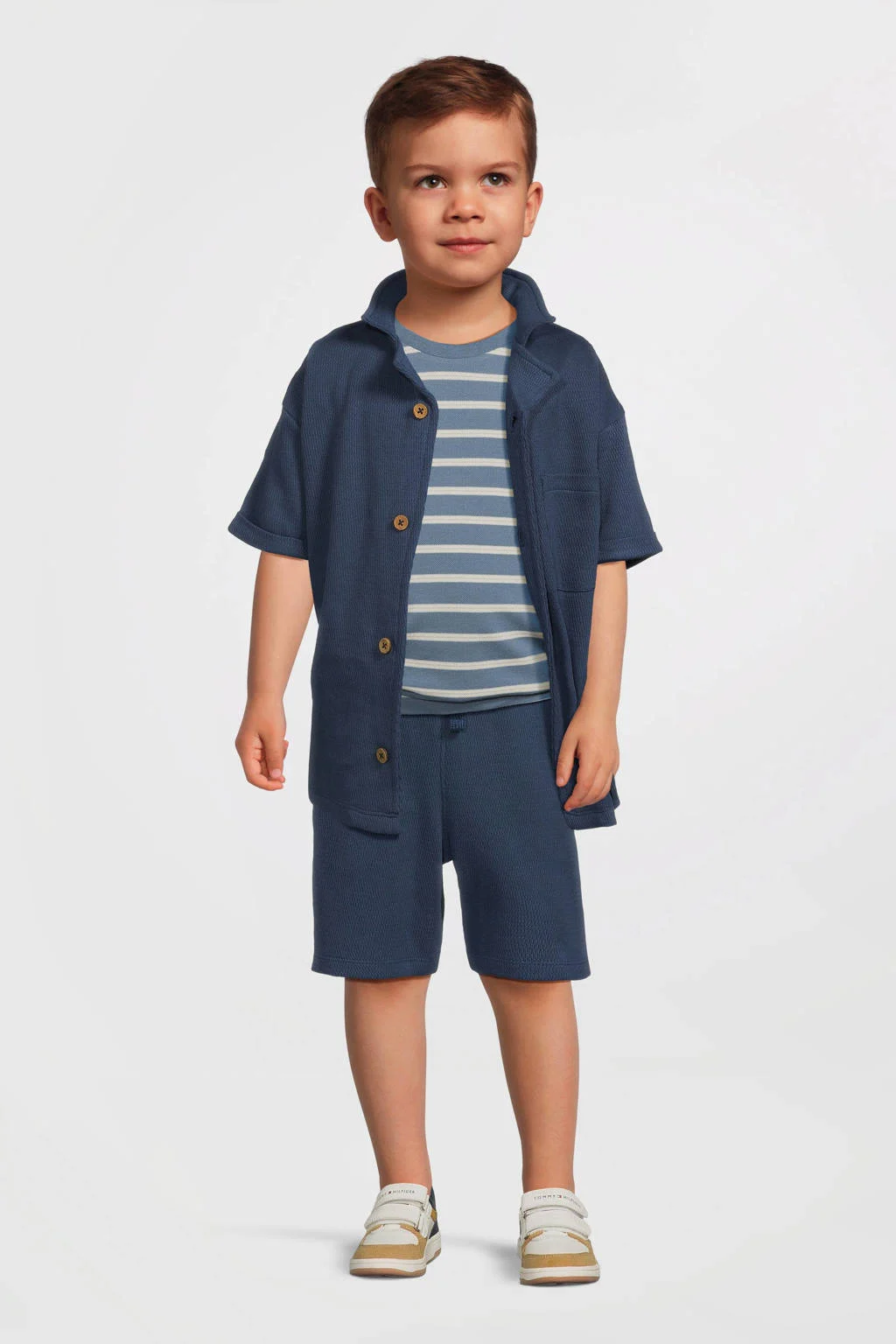 Your Wishes regular sweatshort blauw
