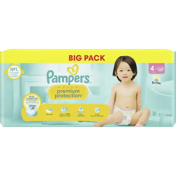 premium protection Windeln Gr.4 (9-14kg) Big Pack