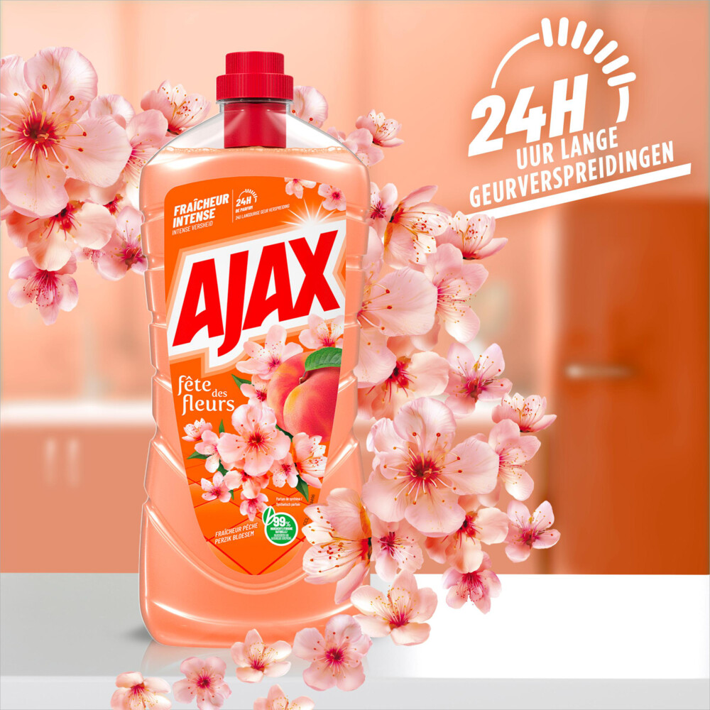 Ajax Allesreiniger Fete Des Fleurs Perzik (1000 ml)