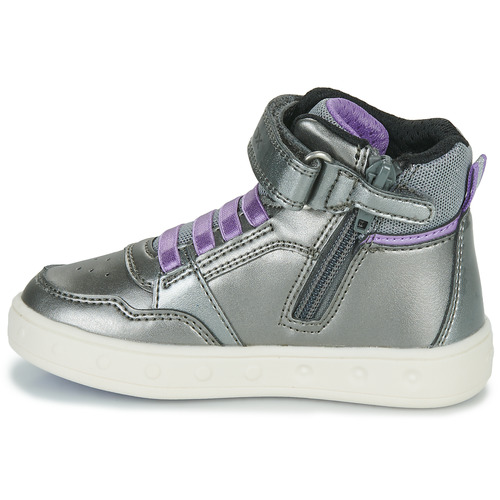 Geox - J SKYLIN GIRL A - Argenté / Violet