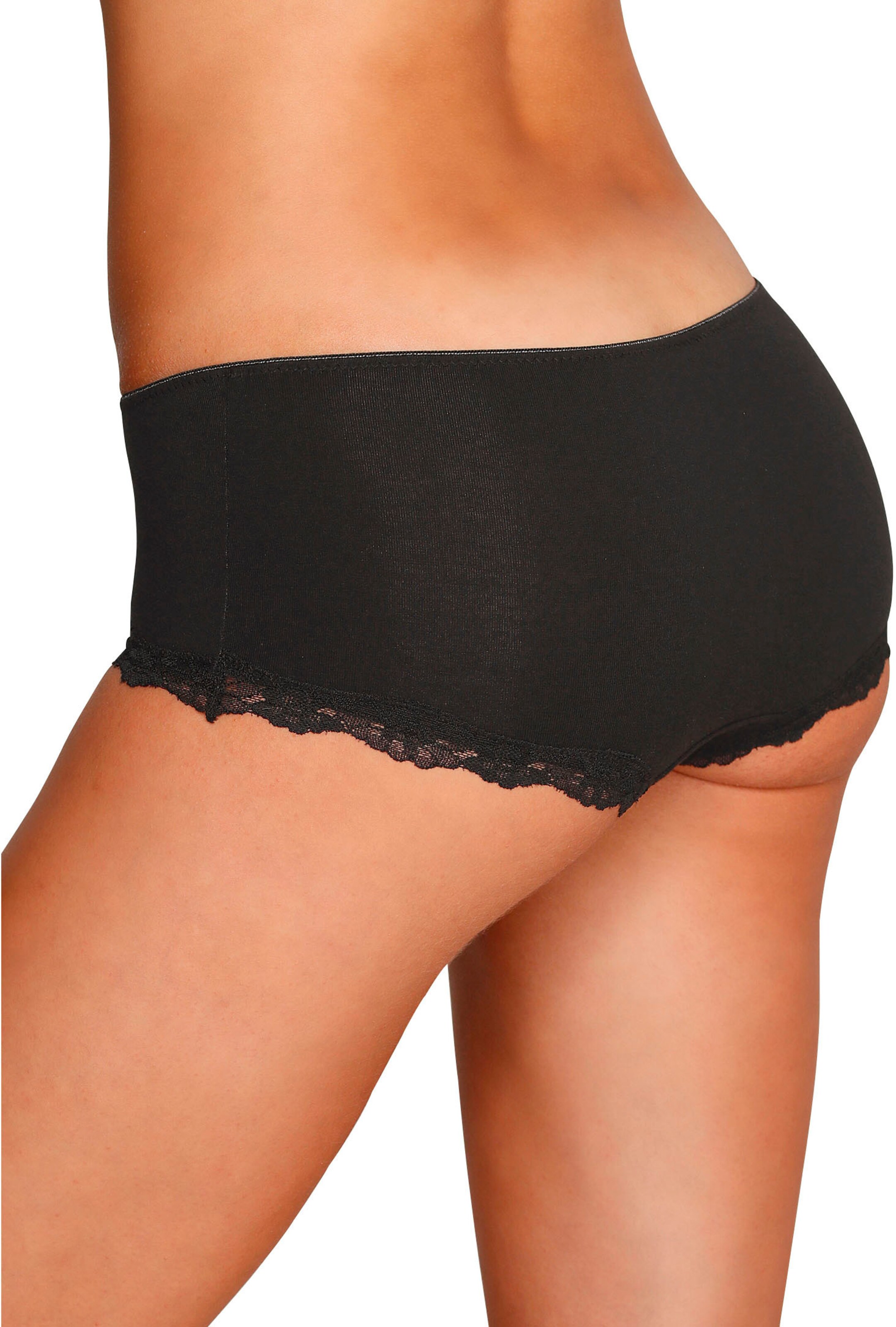 LASCANA Panty in beige, weiß, schwarz
