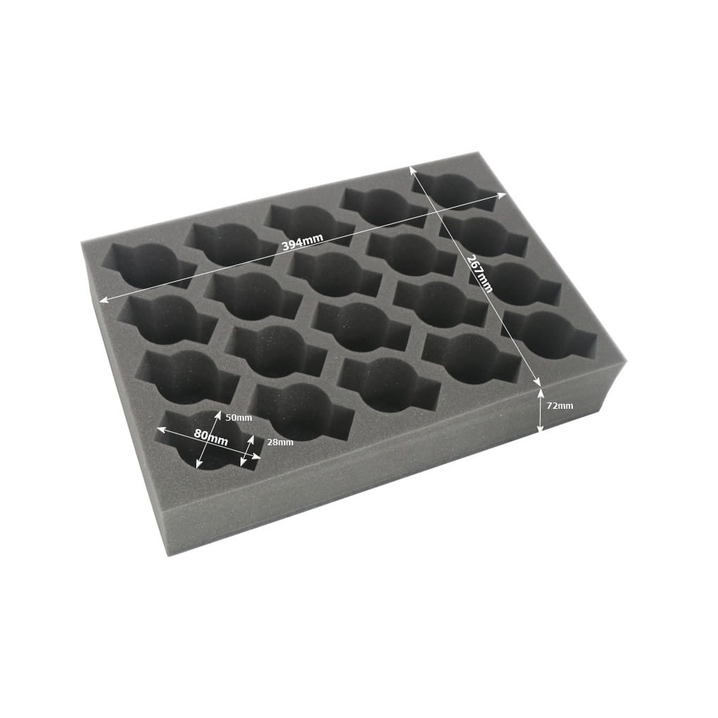 Rangement Safe & Sound - Boîte pour 20 Cavaliers (Socles 80x28mm)