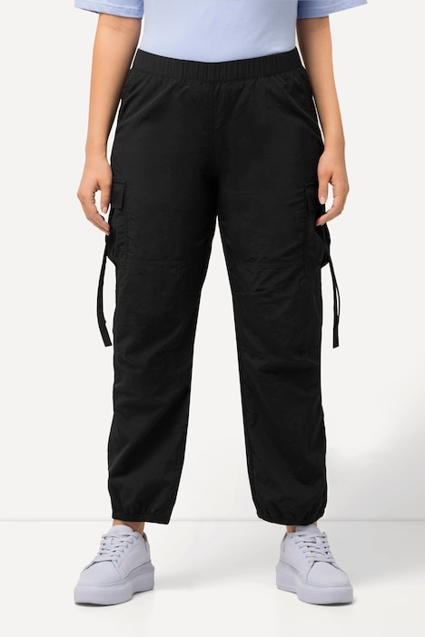 Cargohose, Utility-Style, Elastikbund, Gummisaum