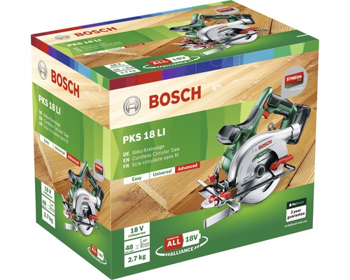 Accu cirkelzaag Bosch PKS 18 Li zonder accu