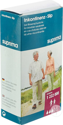 Bota Suprima 1222 Slip Incontinence PVC Avec Pressions Blanc Taille 50 1 Pièce