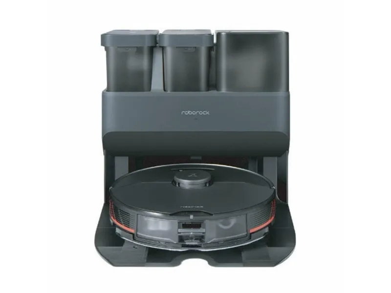 [OUTLET] - Roborock S7 MaxV Ultra - Støvsuger - robotstyret - uden pose - 74 W - sort inkluderet oplader