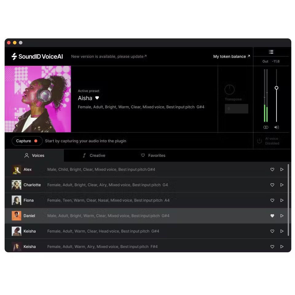 Sonarworks SoundID VoiceAI Small Token Pack 72.000 tokens (download)