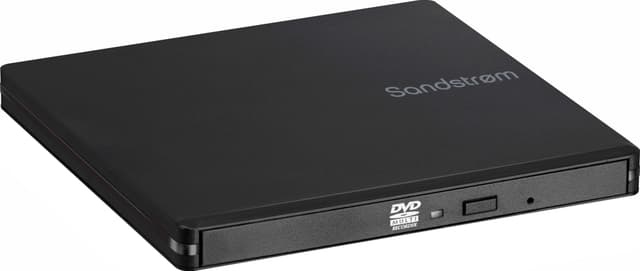 Sandstrøm Ultra Slim eksternt DVD/CD-drev
