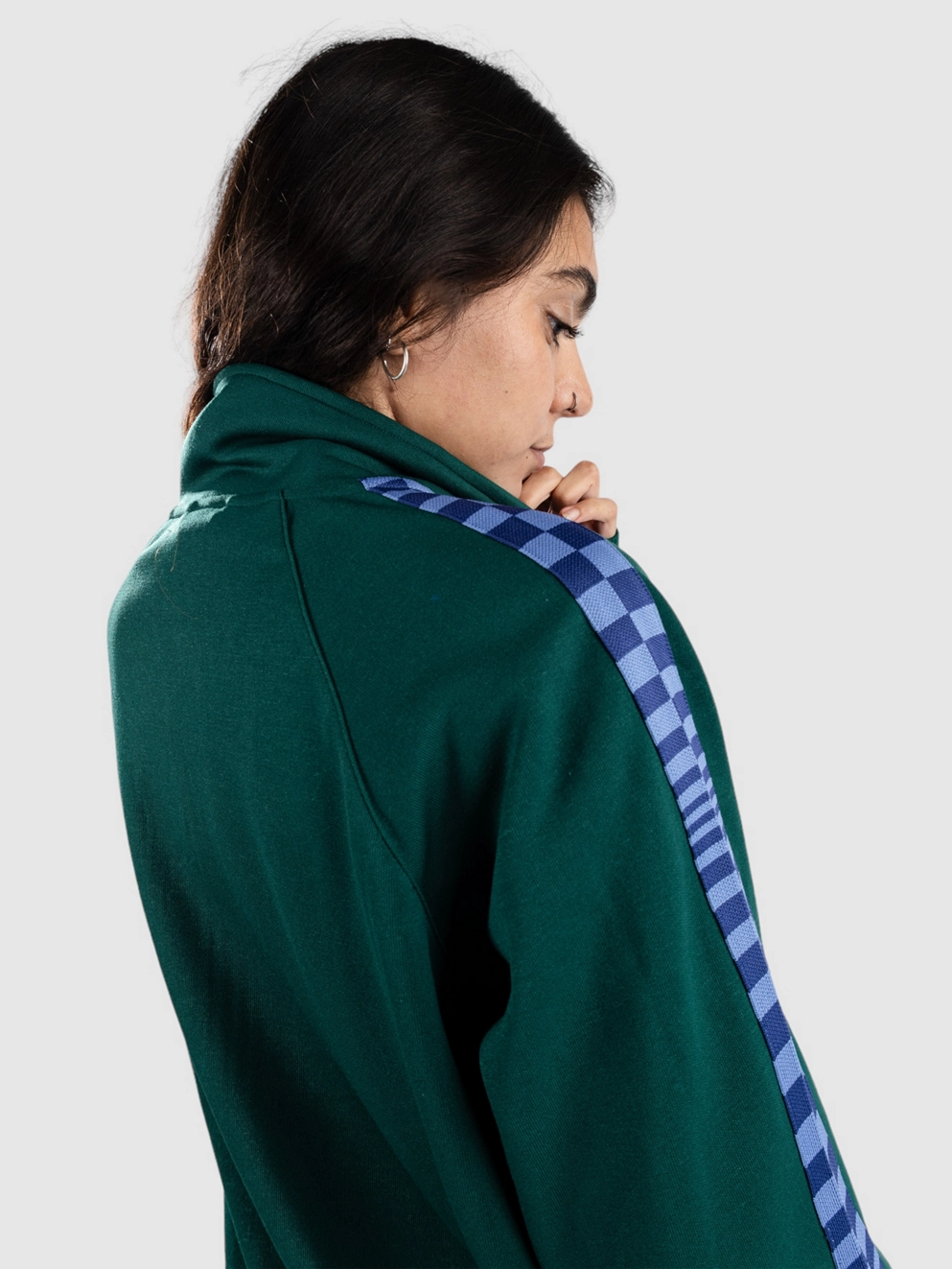 Santa Cruz Oregon Track Top Zip Hoodie emerald