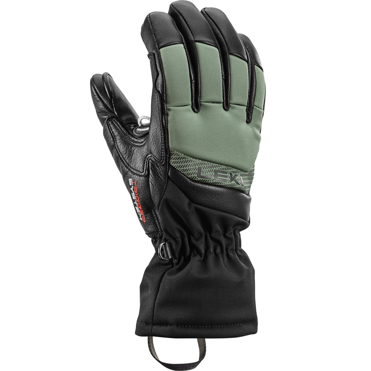 Leki Damen Handschuh GRIFFIN BASE 3D black/dusty green | Skihandschuhe | Skibekleidung | Damen | XSPO-Fashion