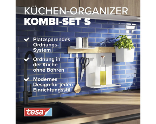 Keukenorganizer Tesa S wit 70020-00000-00