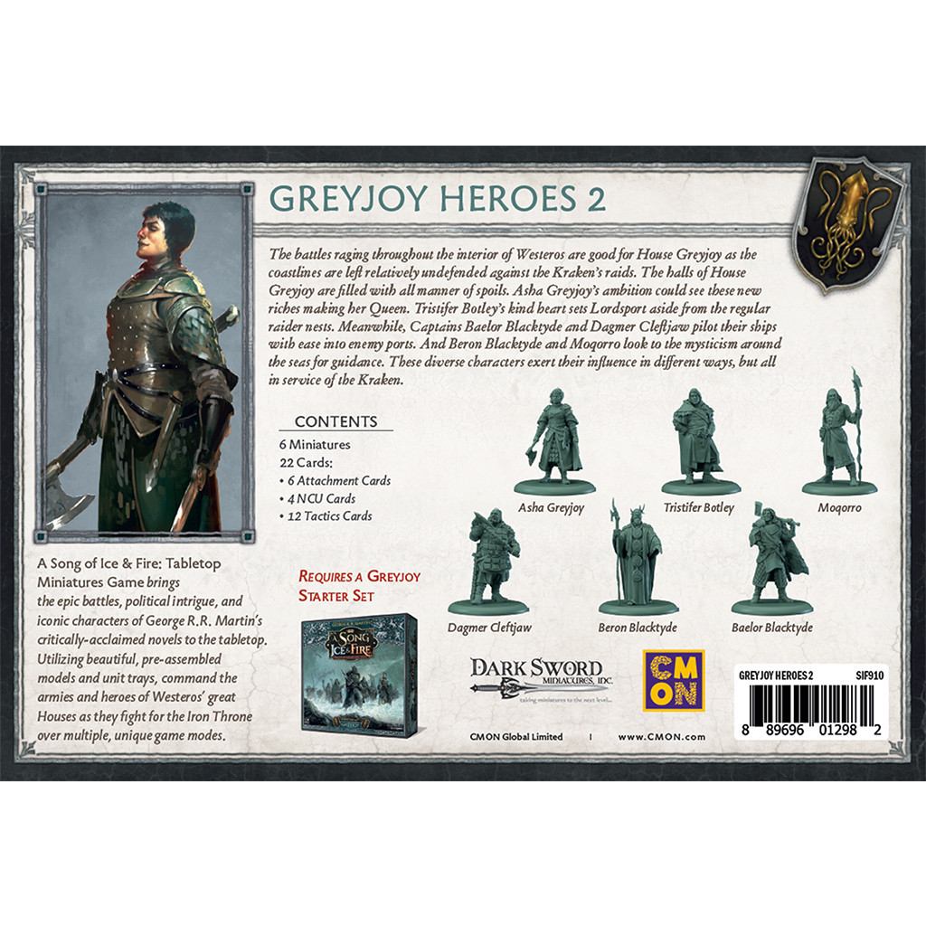 Le Trône de Fer : le Jeu de Figurines - Héros Greyjoy II