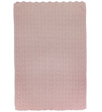 N?rgaard Madsens T?ppe - Strik - 75x100 cm - Støvet Rosa