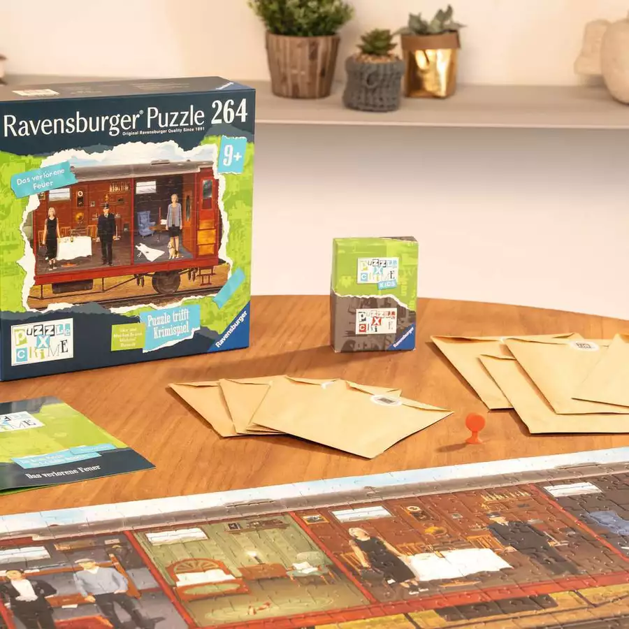 Ravensburger Puzzle X Crime: Das verlorene Feuer bunt