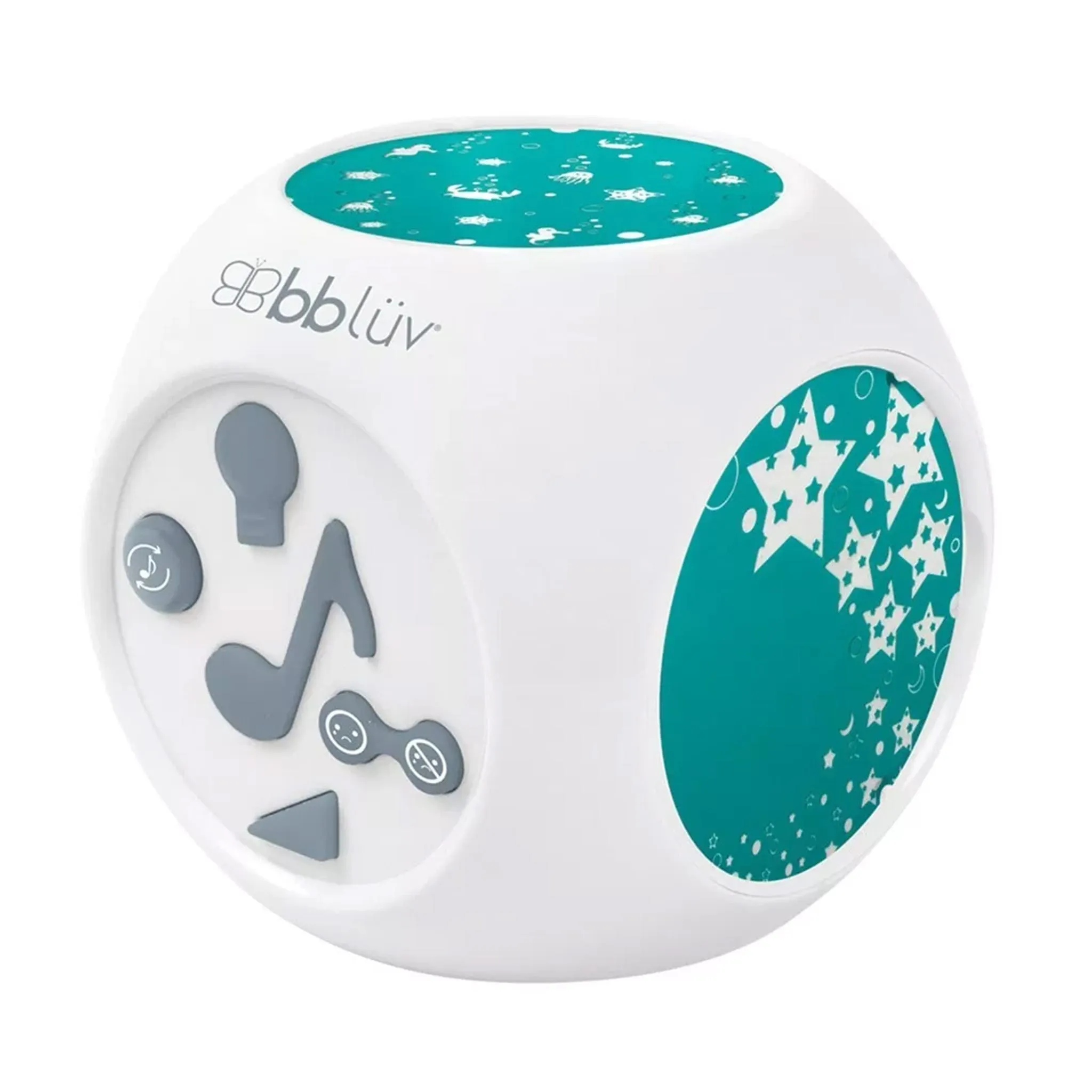 Bblüv Veilleuse à Projecteur Musicale Kübe