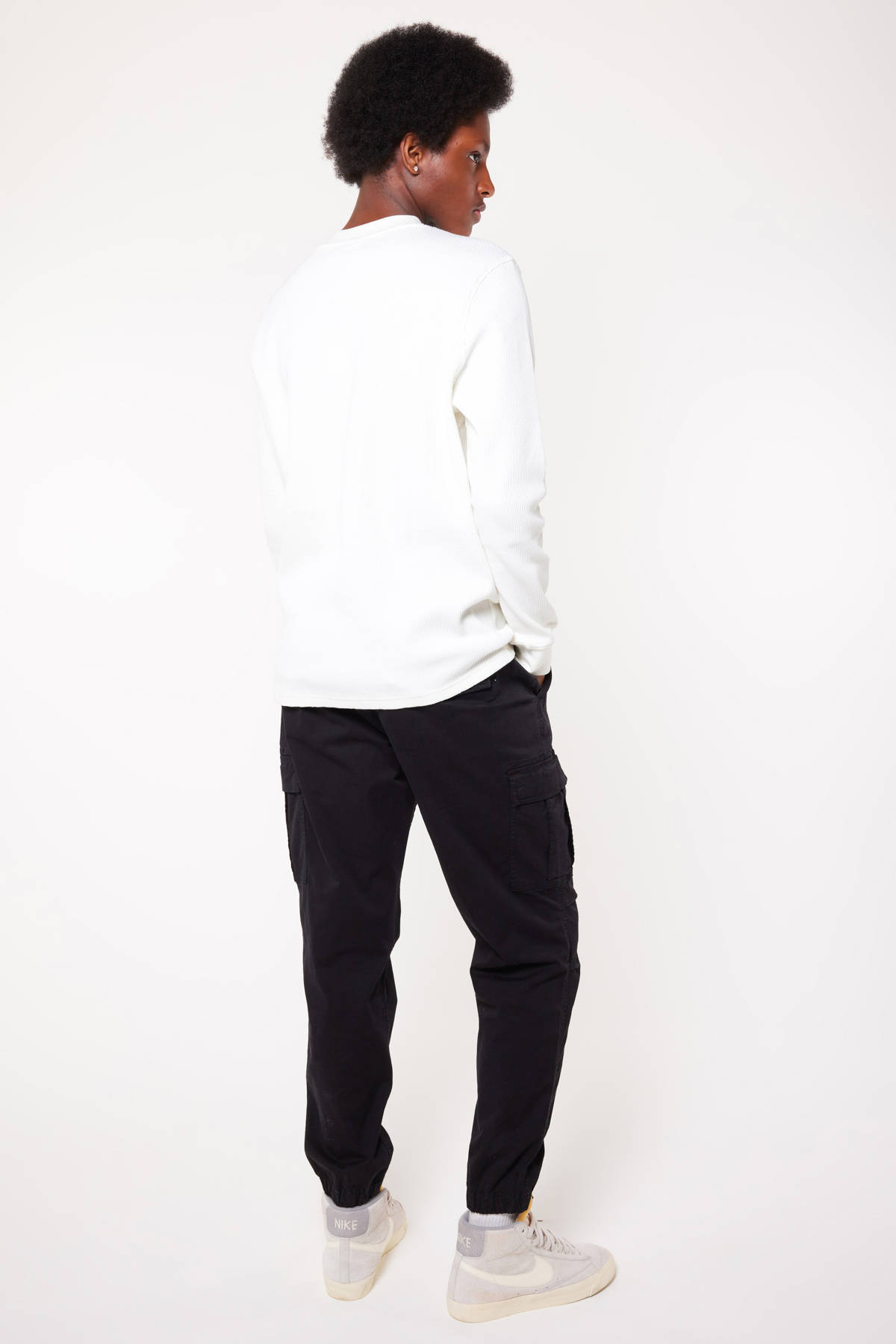 America Today regular fit cargo broek Pharrell  black