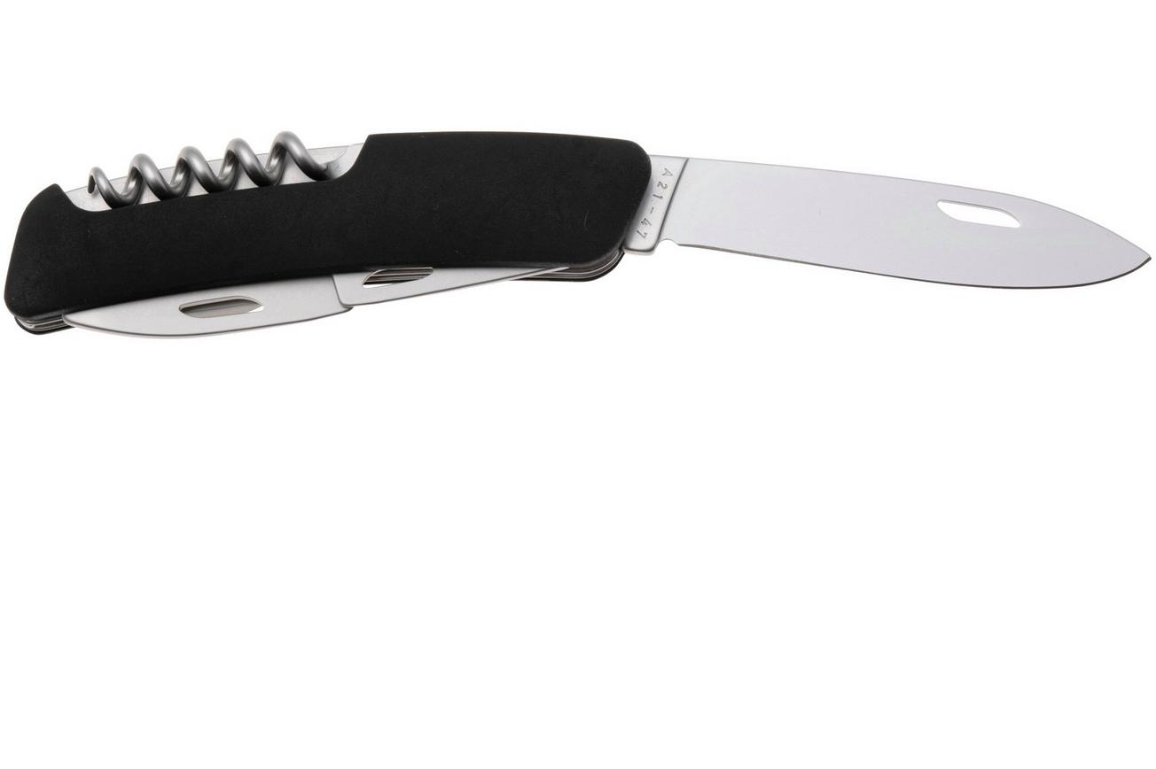 Swiza D03 AM, KNI.0036.1010, Black, Zwitsers zakmes, 6 tools