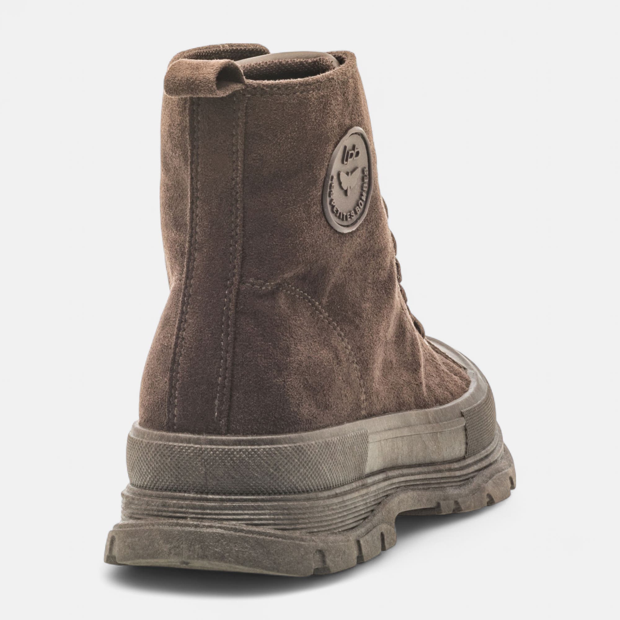 Baskets hautes Femme marron
