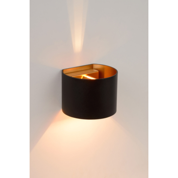 Lucide XIO wandlamp LED dimb. G9 2700K Zwart