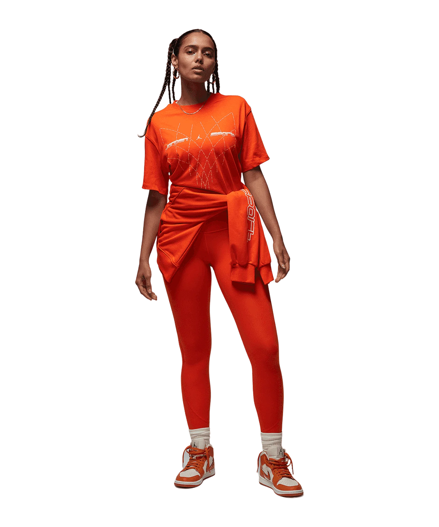 Jordan Sport Leggings Damen Rot F633
